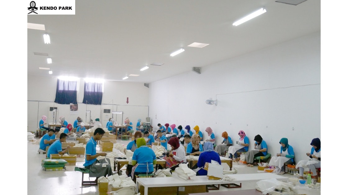 宏達インドネシア竹刀工場